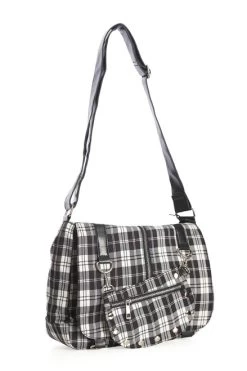 Banned Tartan Shoulder Bag: White -Fashion Apparel 5B46067C A09F 4D05 A3CE 87021D97A9F4 67570.1709128091