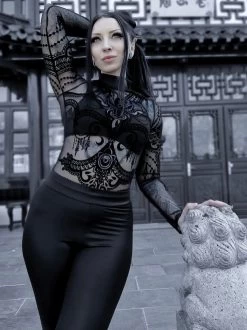 Restyle Mesh Bodysuit: Jewel Bat 16 Restyle Mesh Bodysuit: Jewel Bat -Fashion Apparel 5B4D807D BCA0 4213 AEDB 7E8187561E48 59805.1660981011