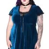 Killstar Heather Babydoll Dress: Sapphire Blue - Small -Fashion Apparel 5CF4D751 CA0E 40C6 91B0 D7D7D97E6CC8 20349.1647355136
