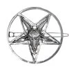 Kreepsville 666 Baphomet Circle Hair Clip