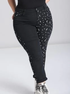 Hell Bunny Duo Bat Jeans: Black / White - Medium And 4XL 23 Hell Bunny Duo Bat Jeans: Black / White - Medium And 4XL -Fashion Apparel 6234643C C173 4733 915C D61C72D59497 19596.1686942501