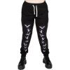Too Fast Bats & Stars Sweatpants: Black / Purple - Small To 3XL