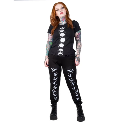 Too Fast Bats & Stars Sweatpants: Black / White - Small To 3XL 7 Too Fast Bats & Stars Sweatpants: Black / White - Small To 3XL - Image 5