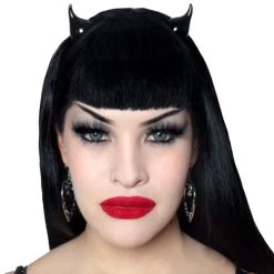 Kreepsville 666 Horror Horns Hair Clips: Black -Fashion Apparel 63FE30CC E62D 4330 B661 C120F37FAB04 46426.1662376021