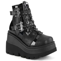 Demonia Shaker Spooky Halloween Charms Ankle Boots - PRE-ORDER