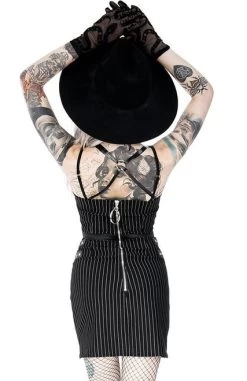 Restyle Collared Pinstriped Mini Gothic Dress -Fashion Apparel 6559795E E49F 4A7E B0C7 5EE10AB6DABA 54858.1605823380