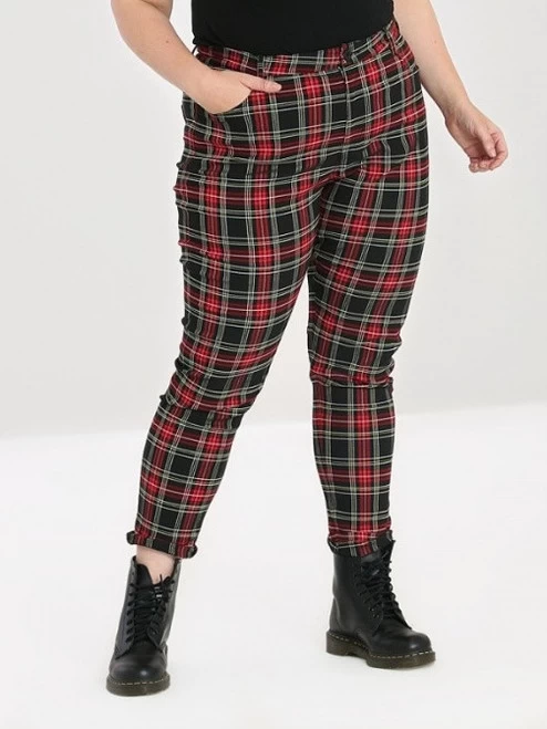 Hell Bunny Clash Stretch Pants - 2XL To 4XL 9 Hell Bunny Clash Stretch Pants - 2XL To 4XL - Image 7