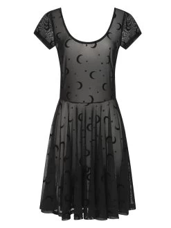 Collectif Lila Moon Flock Mesh Skater Dress - Small, Medium And Large 14 Collectif Lila Moon Flock Mesh Skater Dress - Small, Medium And Large -Fashion Apparel 662CB5B1 CB3D 4C1D B024 BE2C0207E590 18143.1632807641