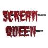 Kreepsville 666 Text Hair Slides: Scream Queen