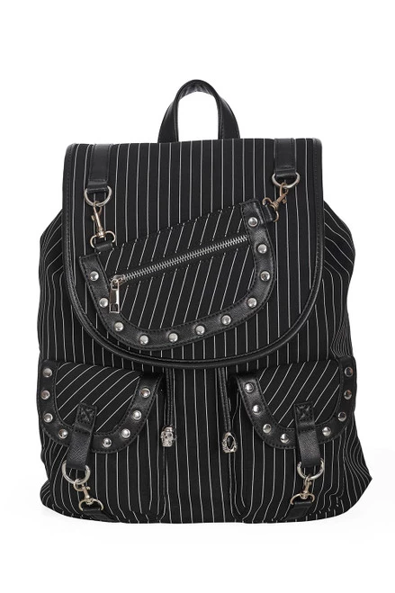 Banned Yamy Backpack: Pinstripe 3 Banned Yamy Backpack: Pinstripe