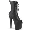 Pleaser Enchant-1041 8" Peep Toe Ankle Boots: Matte Black - PRE-ORDER -Fashion Apparel 6AD11B56 C4C6 4322 AC49 9A5B1CDAA080 56349.1677975820
