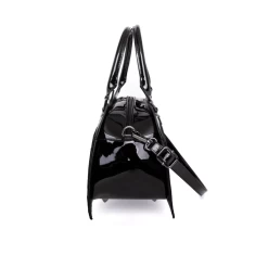 Rock Rebel Damask Bat Handbag: Black -Fashion Apparel 6D836E12 3DD0 4910 A9AE 1C92003DEE62 14205.1701354413