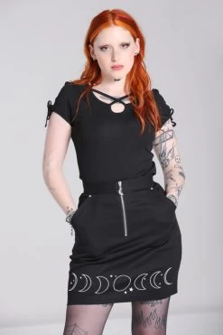 Hell Bunny Phaze Skirt -Fashion Apparel 6DEF3671 E2FE 4E1F 961C B411FC01B5D7 33919.1703939076