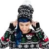 Too Fast Ouija Magic Pom Pom Knit Beanie