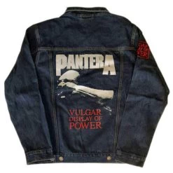 Pantera Vulgar Display Of Power Denim Jacket - Small To 2XL -Fashion Apparel 7085E11C 9A6F 47E0 9E71 5291153D3425 60532.1707727468