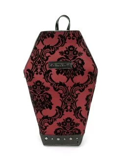 Rock Rebel Damask Coffin Backpack: Red 11 Rock Rebel Damask Coffin Backpack: Red -Fashion Apparel 7256C07C 91CB 4118 97EC 886CE3EB8815 72186.1701356035