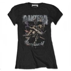 Pantera Vintage Rider Women's Fit T-Shirt - Medium To 3XL