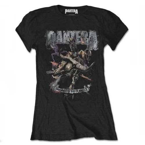 Pantera Vintage Rider Women's Fit T-Shirt - Medium To 3XL 3 Pantera Vintage Rider Women's Fit T-Shirt - Medium To 3XL