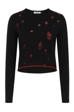 Banned Wilde Jumper: Black / Red