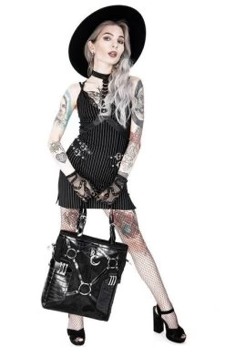 Restyle Collared Pinstriped Mini Gothic Dress -Fashion Apparel 74F8FECB A68D 4F01 BFAF 927397FCC27B 37354.1605823387