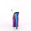 Pleaser Enchant-708RC 8" Platform Heels: Clear / Rainbow - PRE-ORDER -Fashion Apparel 7692F542 6609 4FCF 9D17 732191DAF8A9 01107.1677949959