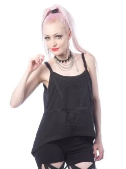 Heartless Ianara Black Pentagram Top -Fashion Apparel 76A15E5C 797D 40E8 9B2C A9FE8901F3F0 00373.1706079589