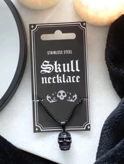 Black Skull Pendant Necklace -Fashion Apparel 781C09A4 2220 432E 9865 194F24EC5296 87574.1710274245