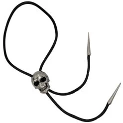 Kreepsville 666 Bolo Western Tie: Chrome Skull -Fashion Apparel 7FE8E26A F2AD 4AAD BBB0 53BEEE74A845 20124.1699902099