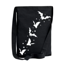 Too Fast Bats And Stars Crossbody Sling Tote Bag