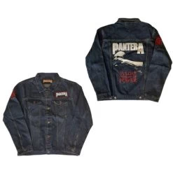 Pantera Vulgar Display Of Power Denim Jacket - Small To 2XL