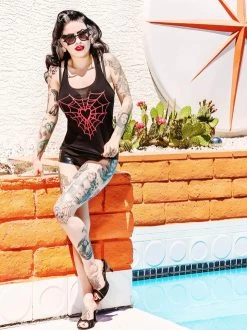 Pinky Star Red Web Heart Tank Top -Fashion Apparel 86748796 2833 4524 B888 FCA97EE2C6AE 02708.1710735371