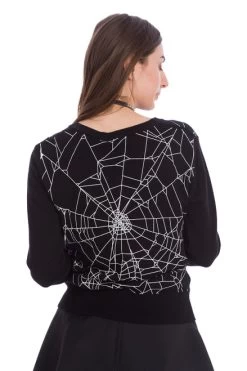 Banned Creepy Spider Cardigan - Medium, Large And 3XL -Fashion Apparel 87B9C44E DC85 491F BFD4 05DFD4E49BC6 71898.1619506406