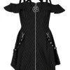 Restyle Pinstripe Floaty Gothic Dress With Pentagram - Small And 3XL 1 Restyle Pinstripe Floaty Gothic Dress With Pentagram - Small And 3XL -Fashion Apparel 8840B532 032A 4DC8 A2FF D198E3FB1667 84825.1623143698