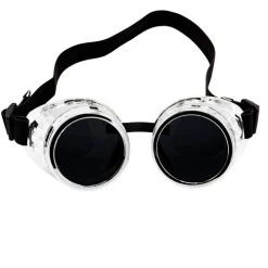 Poizen Industries Reflect Goggles: Silver