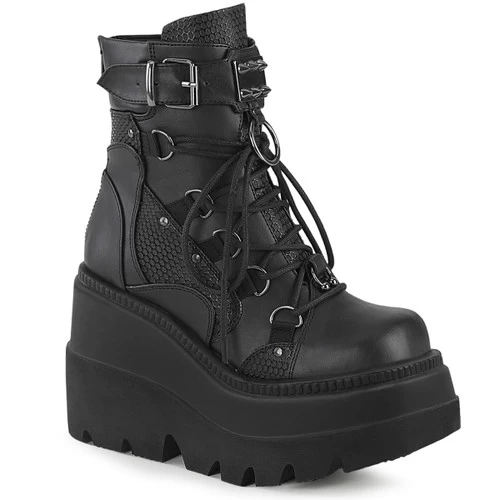 Demonia Shaker Pierced Ankle Boots - US9 In Stock 7 Demonia Shaker Pierced Ankle Boots - US9 In Stock - Image 5