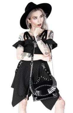 Restyle Pinstripe Floaty Gothic Dress With Pentagram - Small And 3XL 18 Restyle Pinstripe Floaty Gothic Dress With Pentagram - Small And 3XL -Fashion Apparel 8FBB7B90 4680 4A4D A253 F43598083662 20775.1605820096