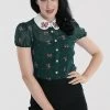 Hell Bunny Beth Christmas Blouse - Large, XL And 2XL -Fashion Apparel 90F8FAF0 CFF9 4255 BC7E 088204456A68 20983.1636635522