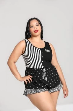 Hell Bunny Ribcage Hearts Lounge Shorts - Small To 4XL -Fashion Apparel 912E4D3F A27F 45EB A006 CEC3E65D9464 75561.1656053865