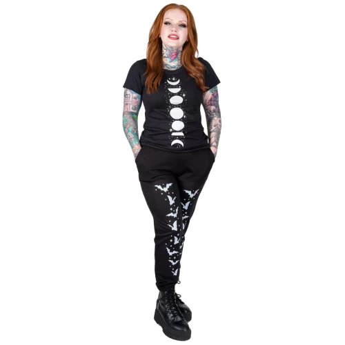 Too Fast Bats & Stars Sweatpants: Black / White - Small To 3XL 8 Too Fast Bats & Stars Sweatpants: Black / White - Small To 3XL - Image 6