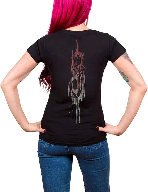 Slipknot Infected Goat Ladies' Fitted T-Shirt 7 Slipknot Infected Goat Ladies' Fitted T-Shirt - Image 5