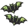 Sourpuss Nokturnal Bats Patch Set: Black / Green