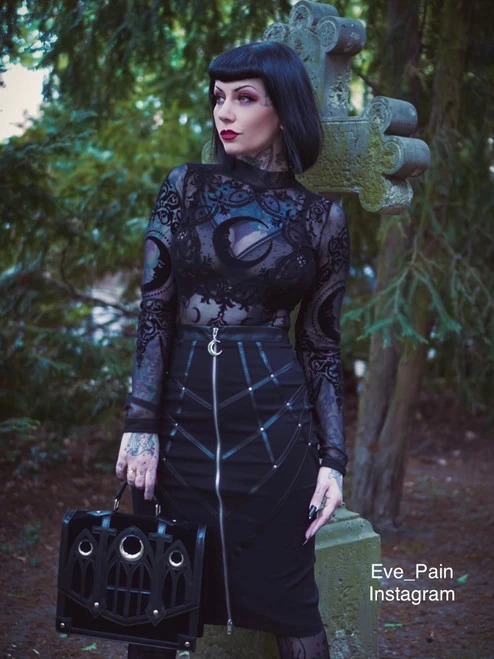 Restyle Mesh Bodysuit: Crescent Moon 8 Restyle Mesh Bodysuit: Crescent Moon - Image 6