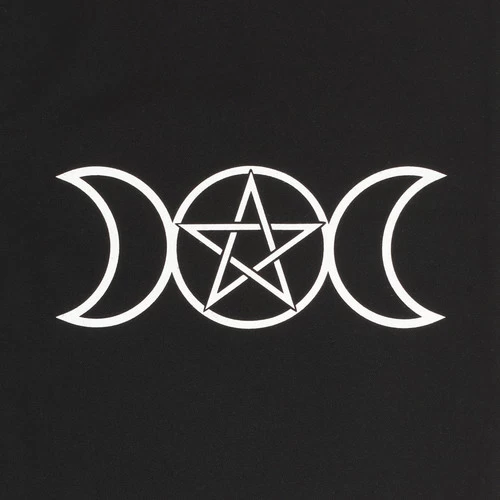 Black Triple Moon Tote Bag 5 Black Triple Moon Tote Bag - Image 3