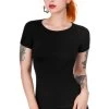 Restyle Black Round Neck T-Shirt 2 Restyle Black Round Neck T-Shirt -Fashion Apparel 9DCB3CBF 1F3B 446F B241 523D89774712 69620.1706355274