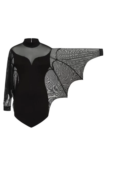 Necessary Evil Cybele Mini Dress With Bat Wing Sleeves 6 Necessary Evil Cybele Mini Dress With Bat Wing Sleeves - Image 4