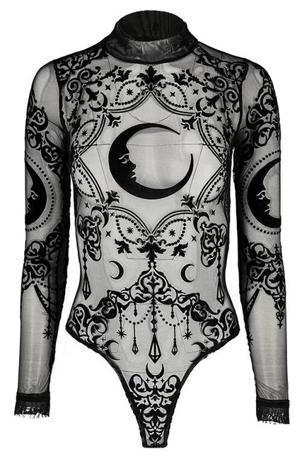 Restyle Mesh Bodysuit: Crescent Moon 3 Restyle Mesh Bodysuit: Crescent Moon