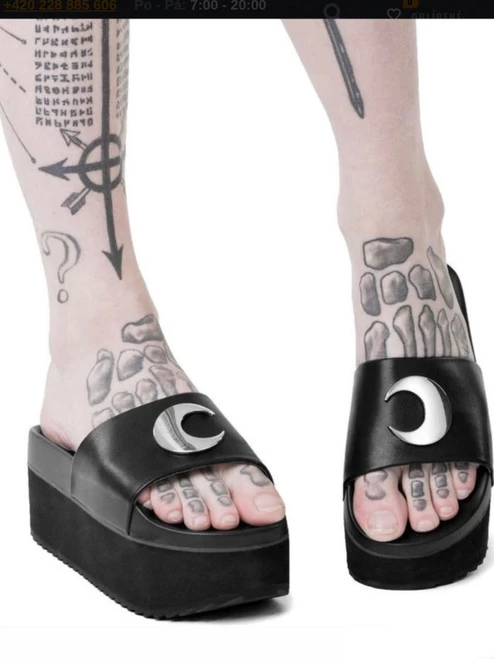 Killstar Dark Moon Slides 4 Killstar Dark Moon Slides - Image 2