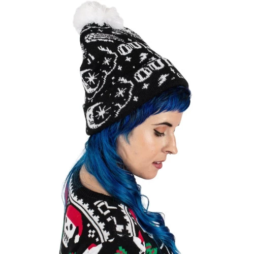 Too Fast Ouija Magic Pom Pom Knit Beanie 4 Too Fast Ouija Magic Pom Pom Knit Beanie - Image 2