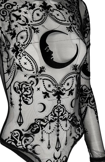 Restyle Mesh Bodysuit: Crescent Moon 5 Restyle Mesh Bodysuit: Crescent Moon - Image 3