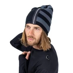 Chemical Black Trace Knit Hat: Black / Grey -Fashion Apparel A5DBF937 2AB9 40D0 82D3 1A0AC6173D0E 24161.1705957428
